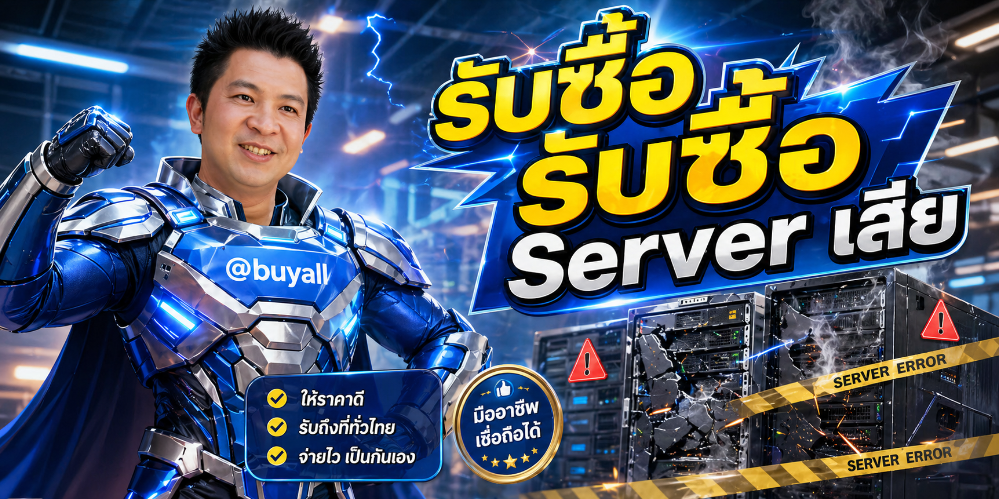 รับซื้อ Server เสีย โดยรับซื้อเซิร์ฟเวอร์.com