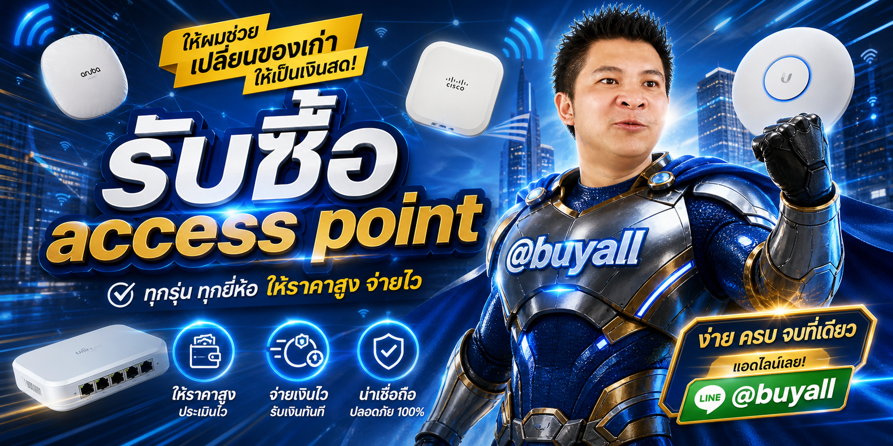 รับซื้อ Access Point โดยรับซื้อเซิร์ฟเวอร์.com